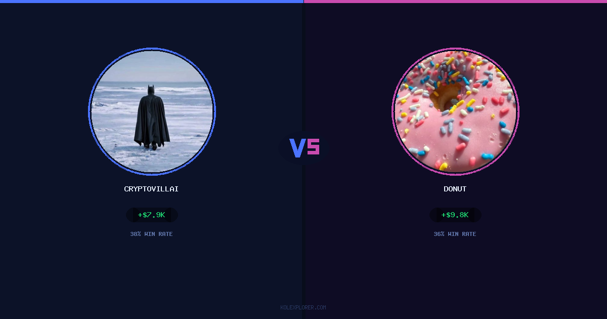 Cryptovillain26 vs Donut preview