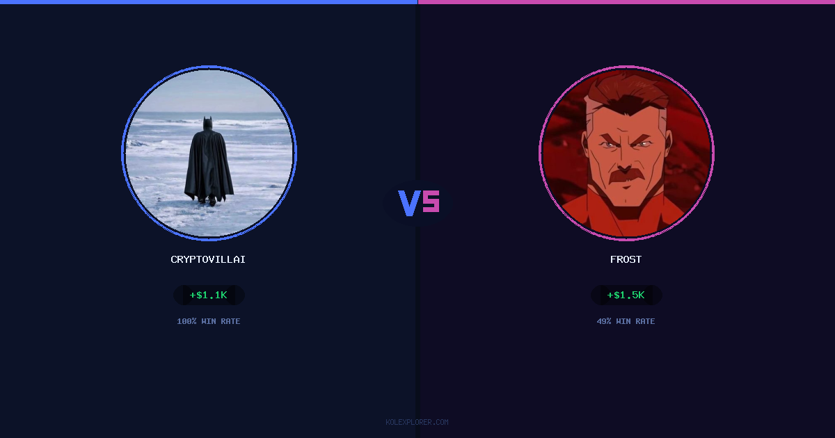Cryptovillain26 vs Frost preview