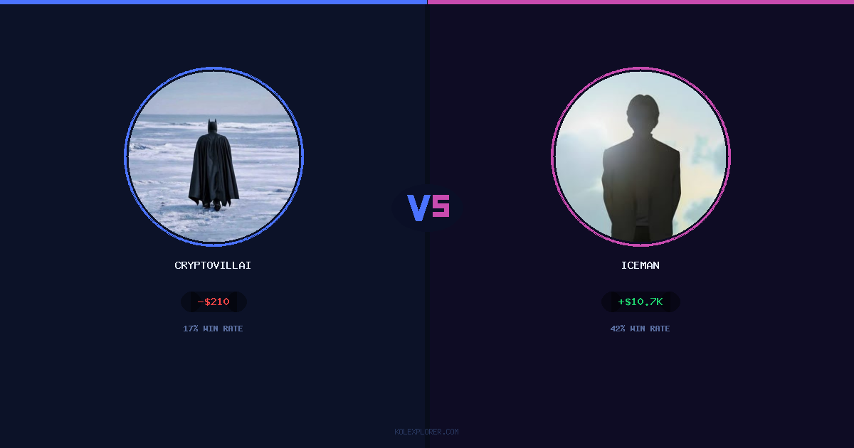 Cryptovillain26 vs Iceman preview
