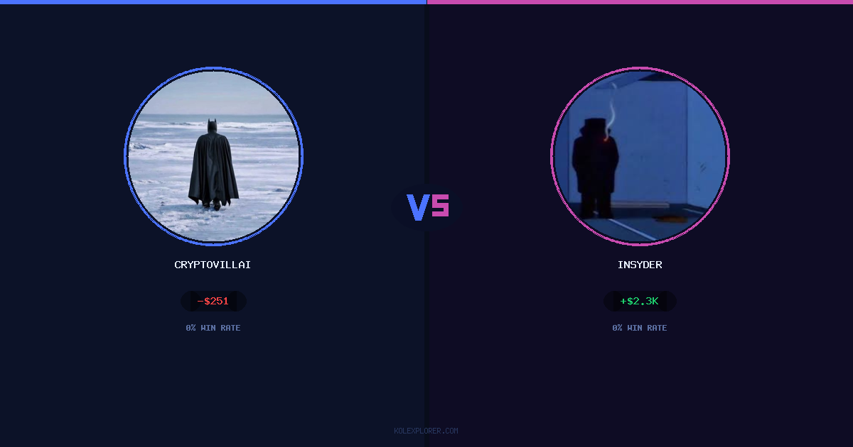 Cryptovillain26 vs Insyder preview