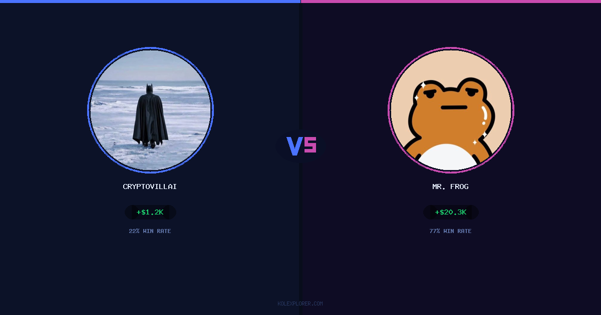 Cryptovillain26 vs Mr. Frog preview