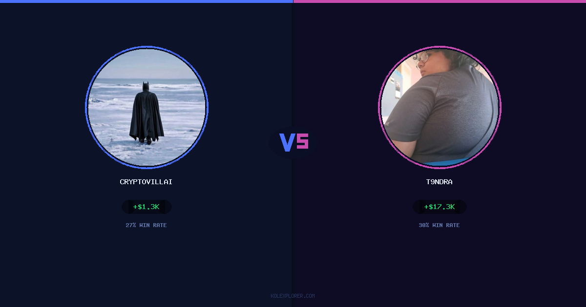 Cryptovillain26 vs T9ndra preview