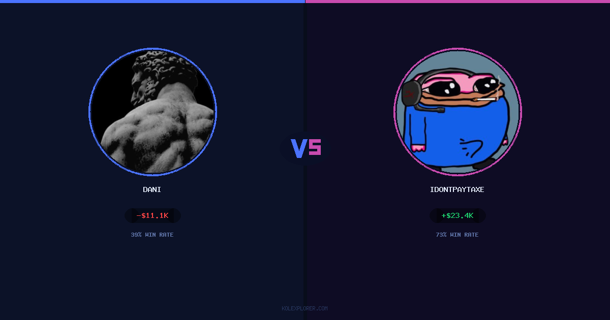 Dani vs IdontPayTaxes preview