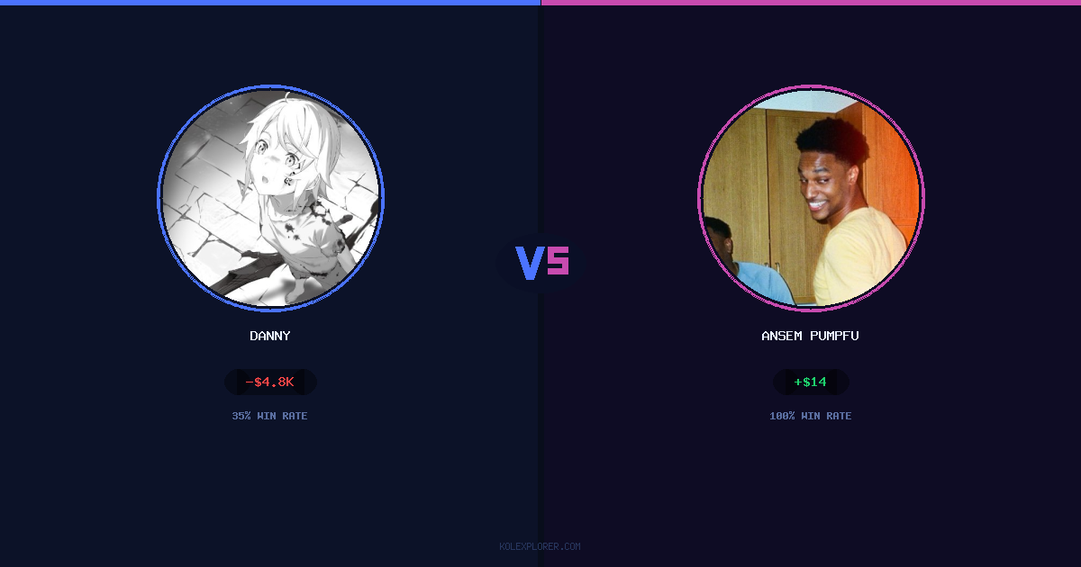 Danny vs Ansem Pumpfun preview