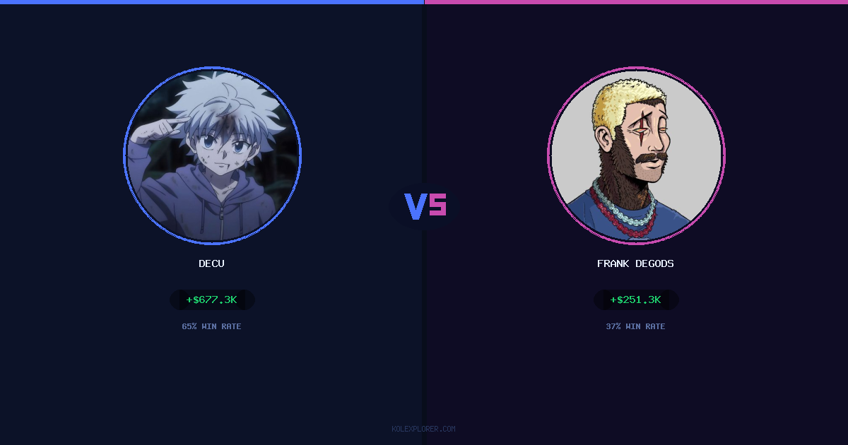 Decu vs Frank degods preview