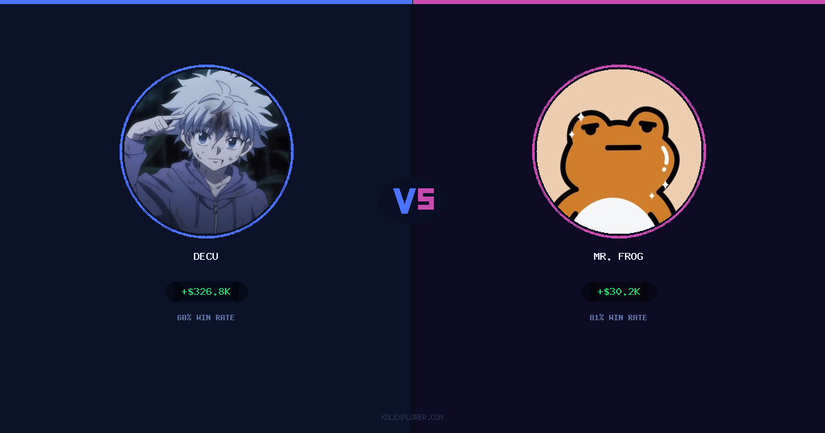 Decu vs Mr. Frog preview