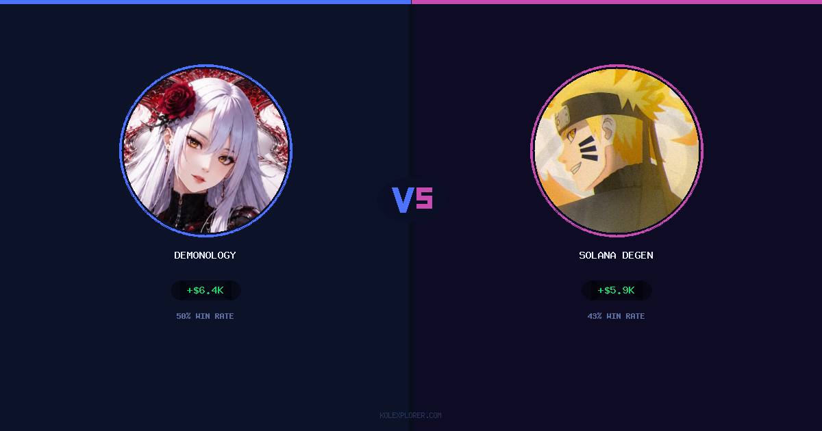 demonology vs Solana degen preview