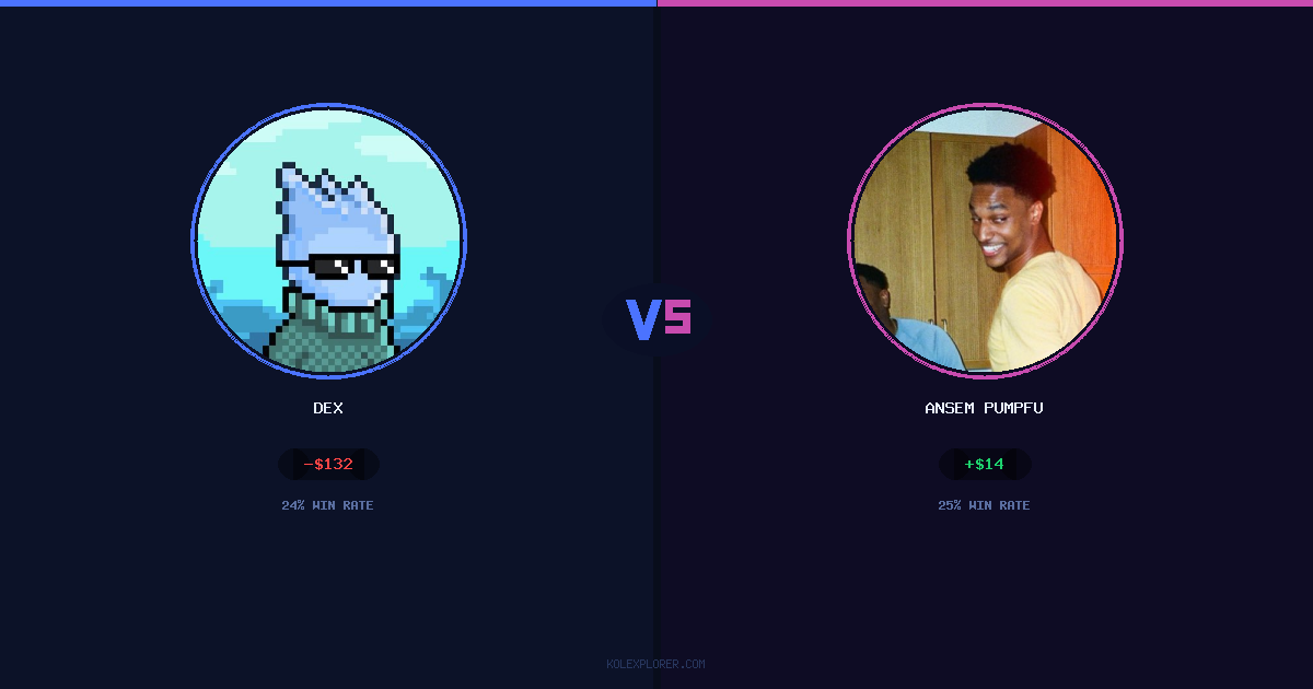 Dex vs Ansem Pumpfun preview