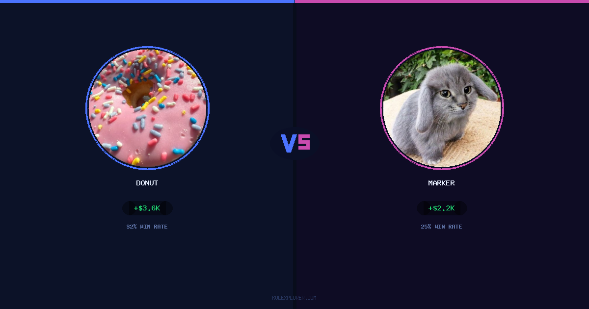 Donut vs Marker preview