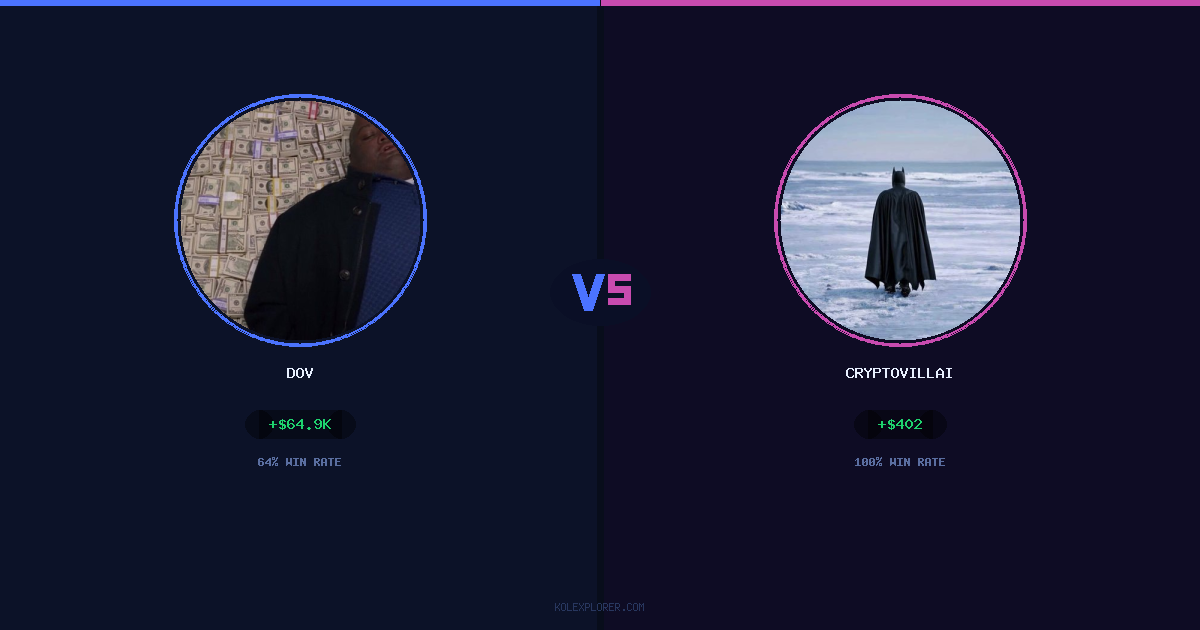 Dov vs Cryptovillain26 preview