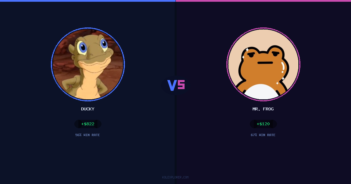 Ducky vs Mr. Frog preview