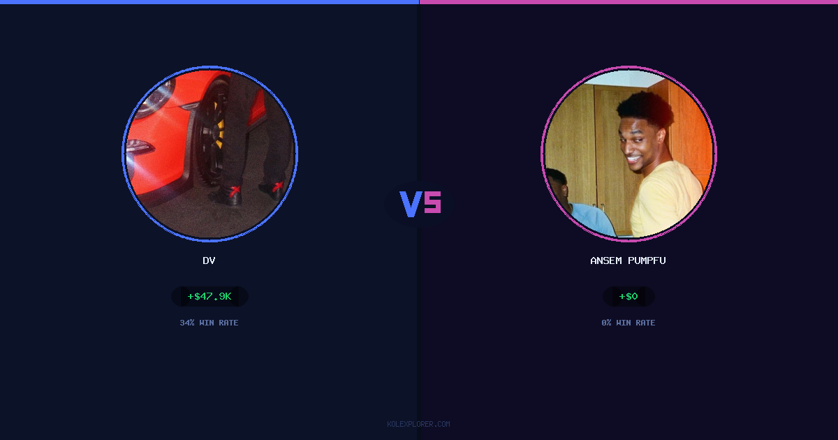 Dv vs Ansem Pumpfun preview