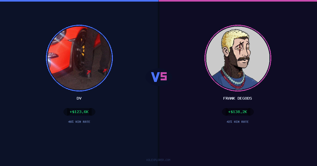 Dv vs Frank degods preview