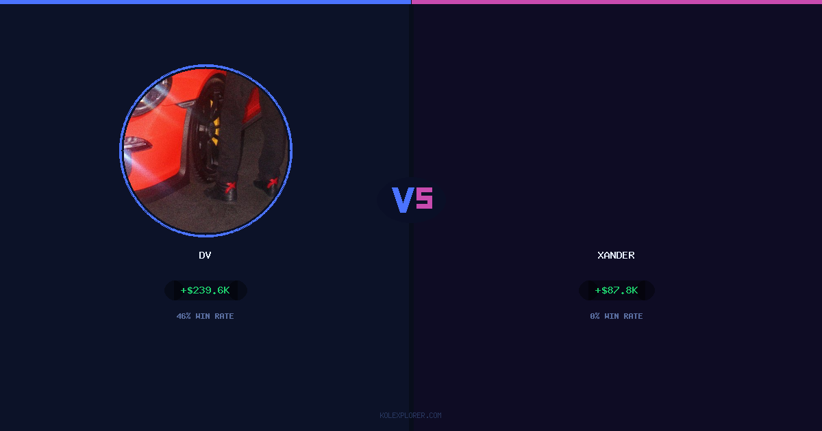 Dv vs Xander preview
