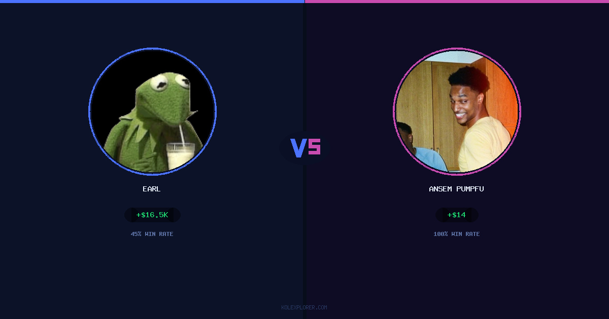 Earl vs Ansem Pumpfun preview