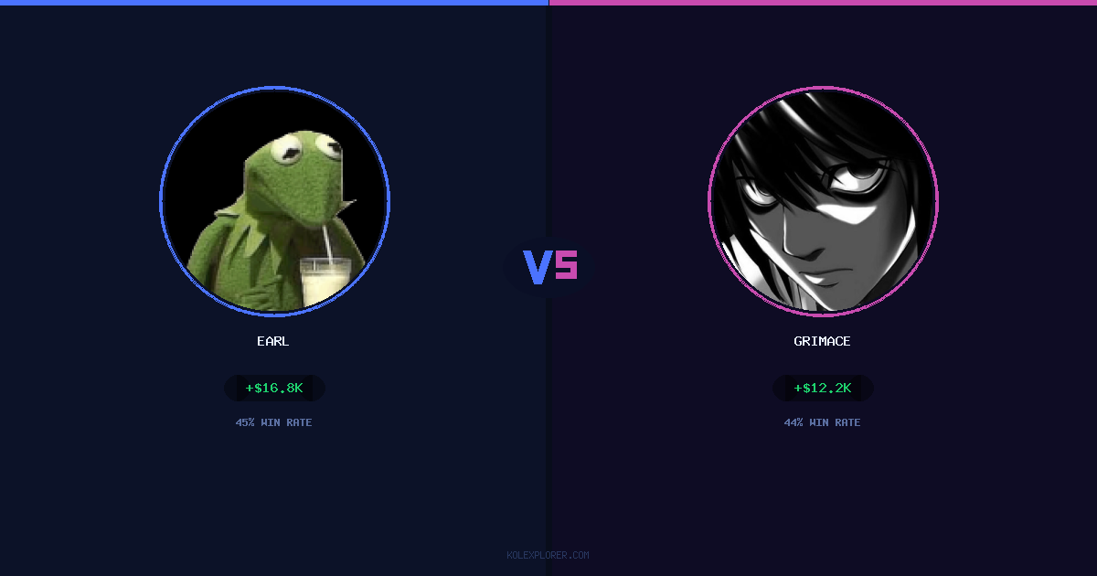 Earl vs Grimace preview
