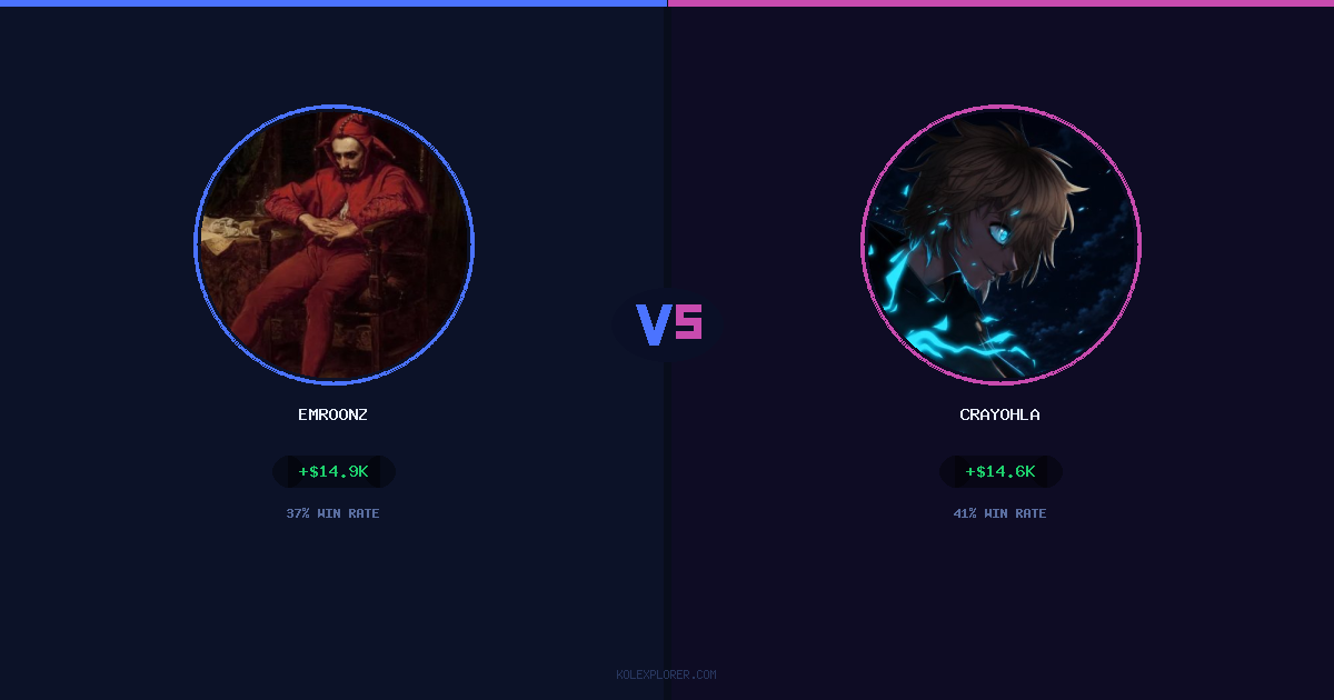 Emroonz vs Crayohla preview