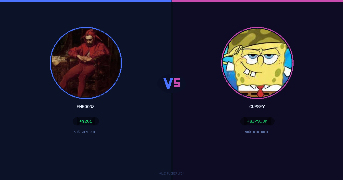 Emroonz vs Cupsey preview