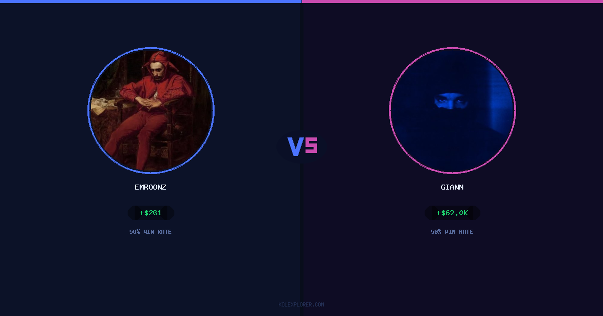 Emroonz vs Giann preview