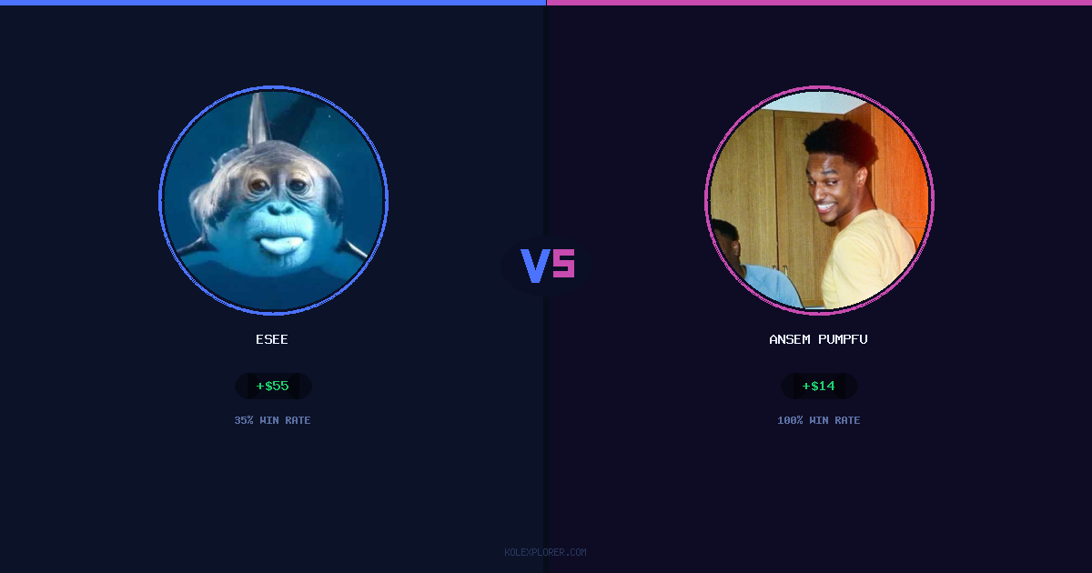 Esee vs Ansem Pumpfun preview