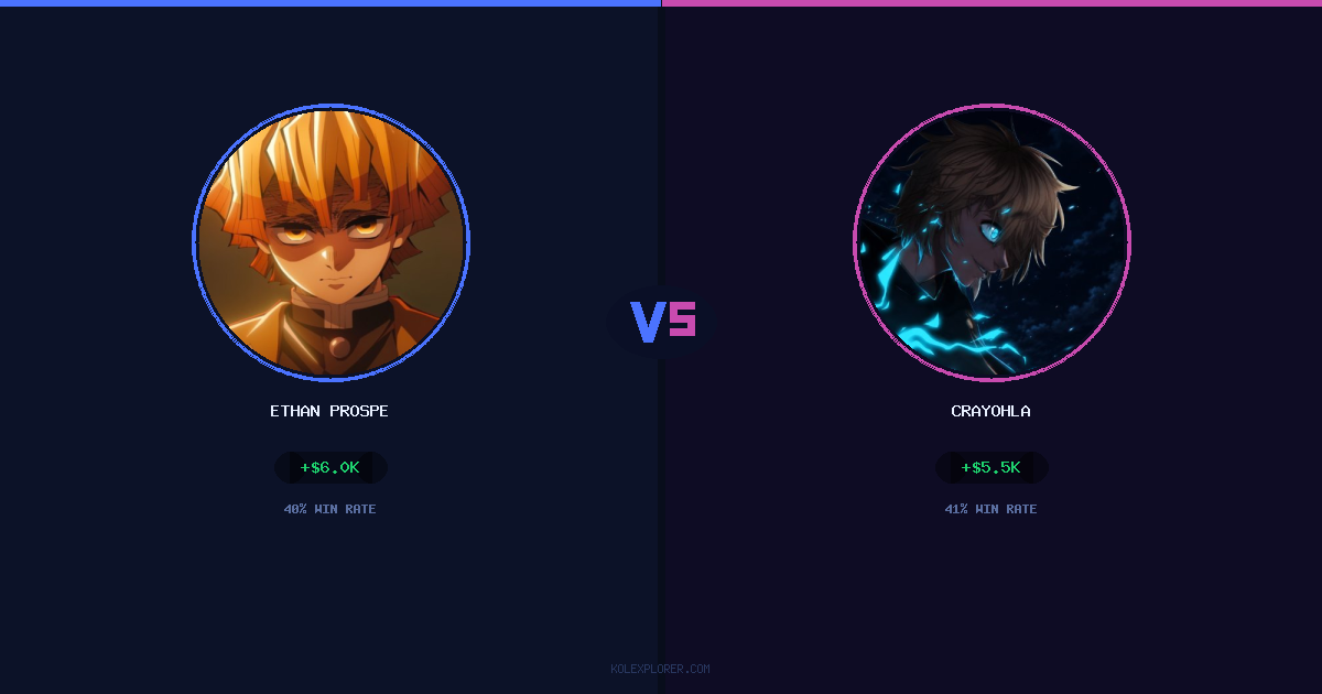 Ethan Prosper vs Crayohla preview