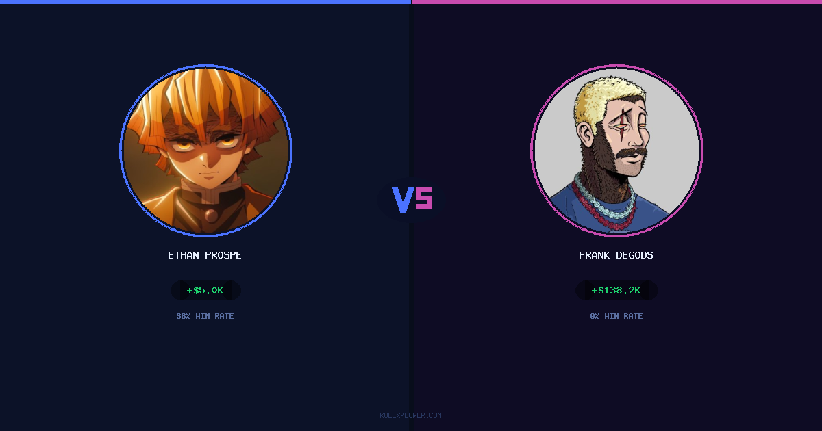 Ethan Prosper vs Frank degods preview