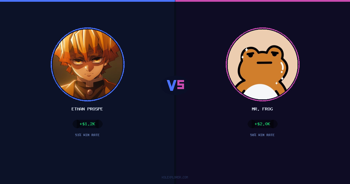 Ethan Prosper vs Mr. Frog preview