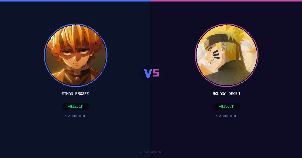 Ethan Prosper vs Solana degen preview