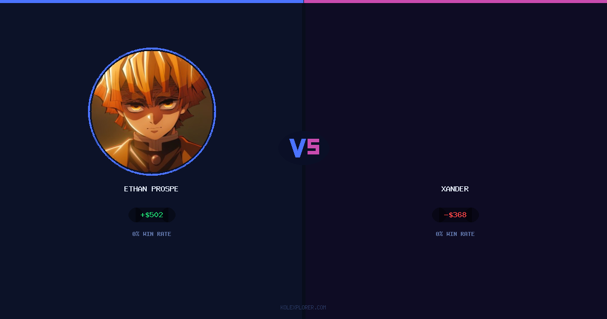 Ethan Prosper vs Xander preview