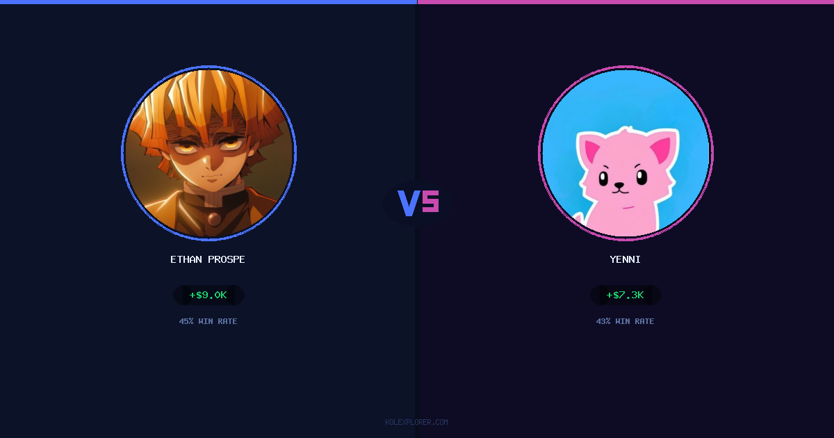 Ethan Prosper vs Yenni preview