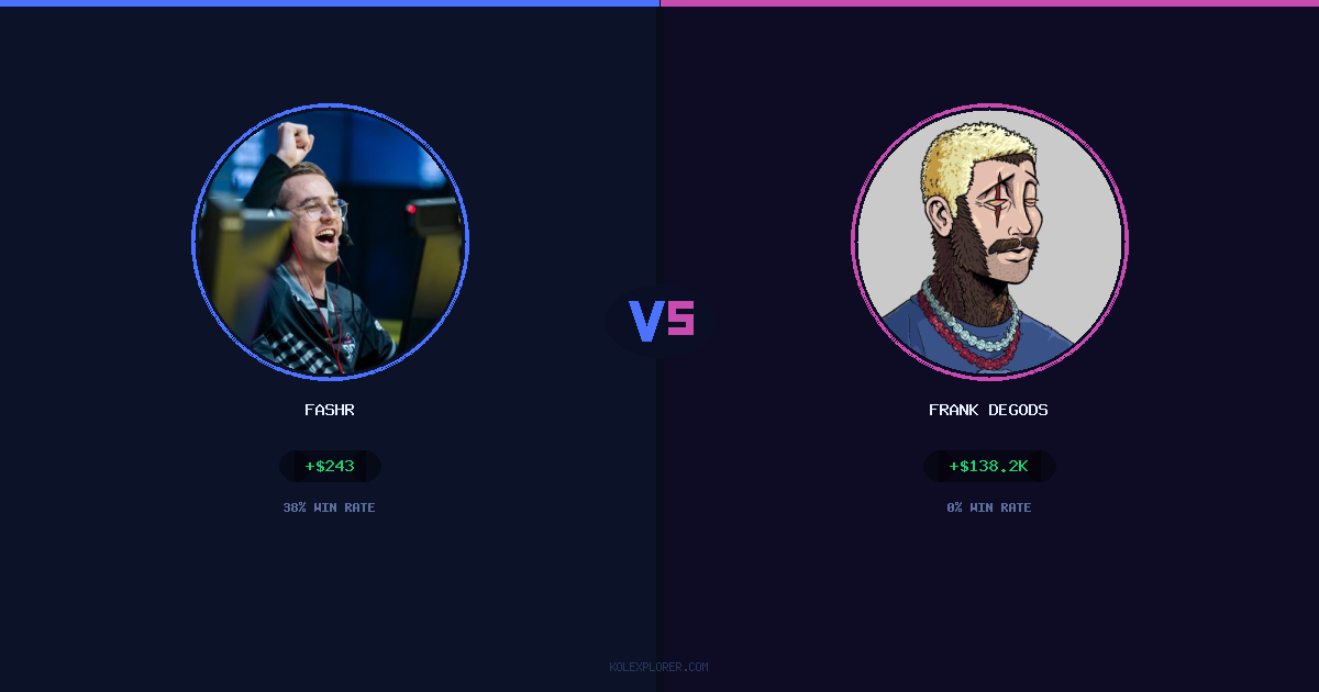 FASHR vs Frank degods preview