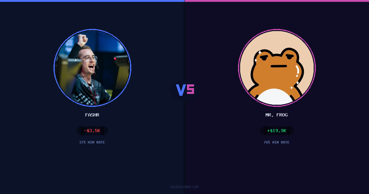 FASHR vs Mr. Frog preview