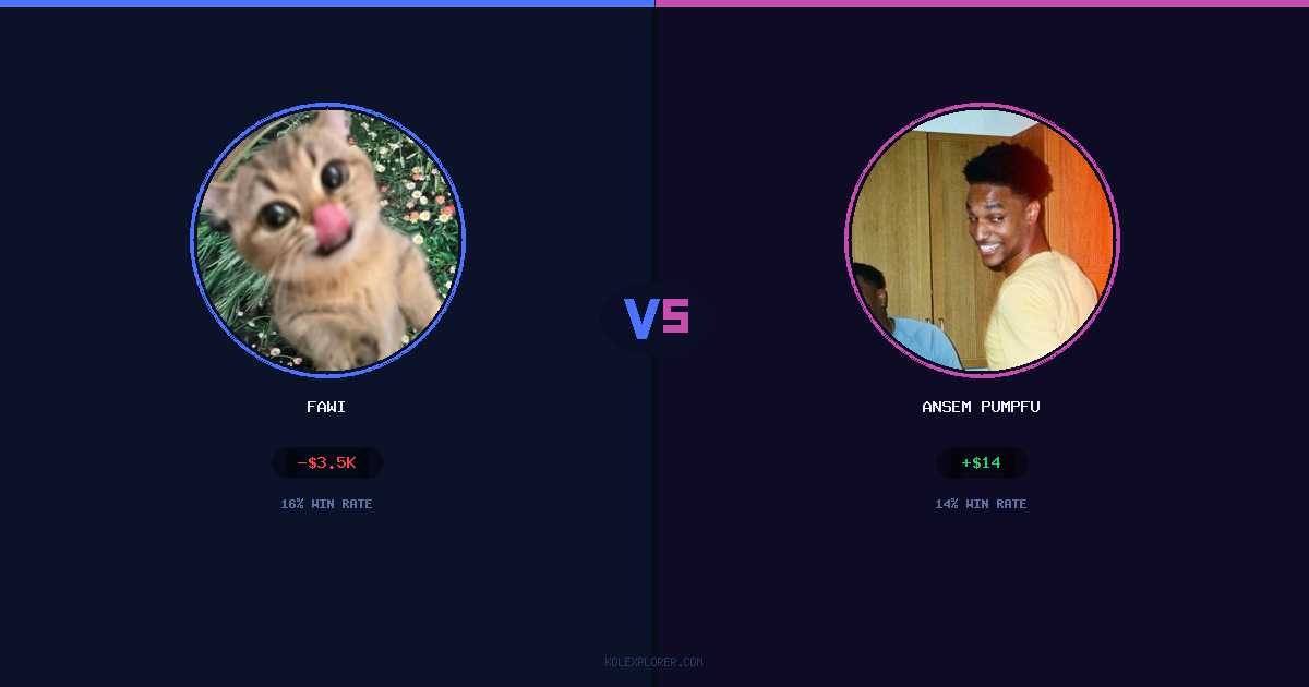 Fawi vs Ansem Pumpfun preview