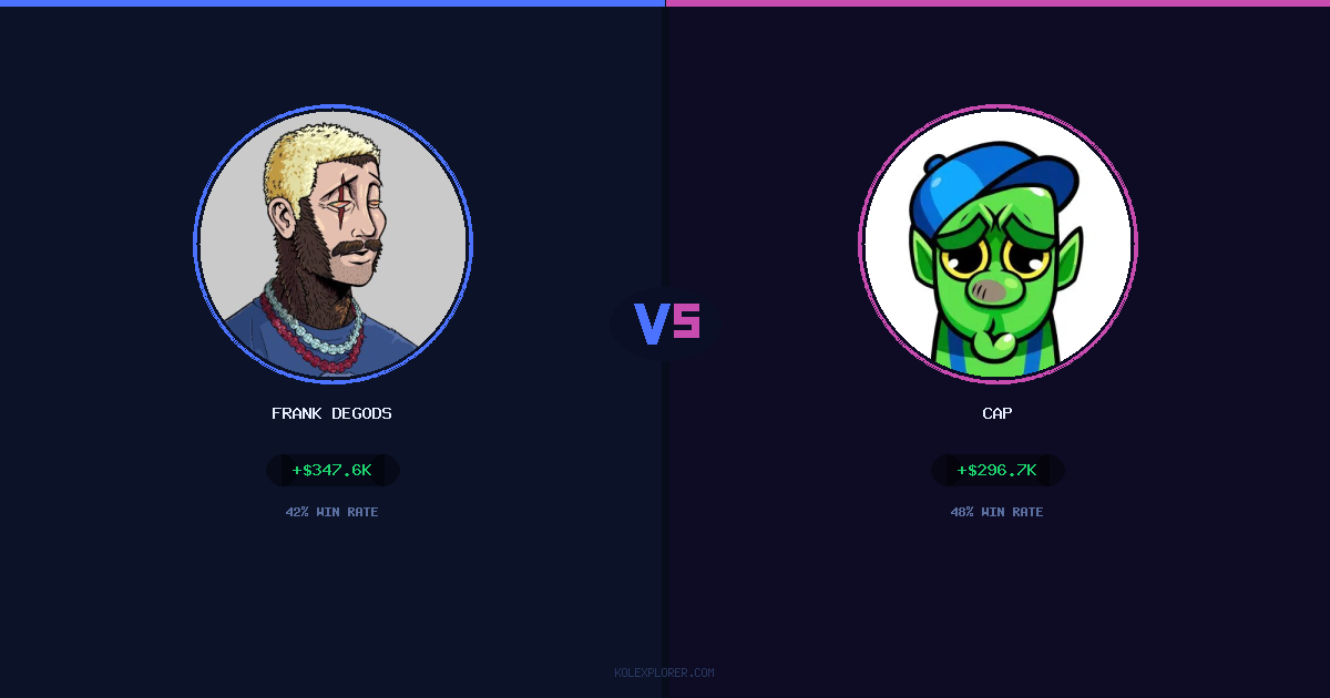 Frank degods vs Cap preview