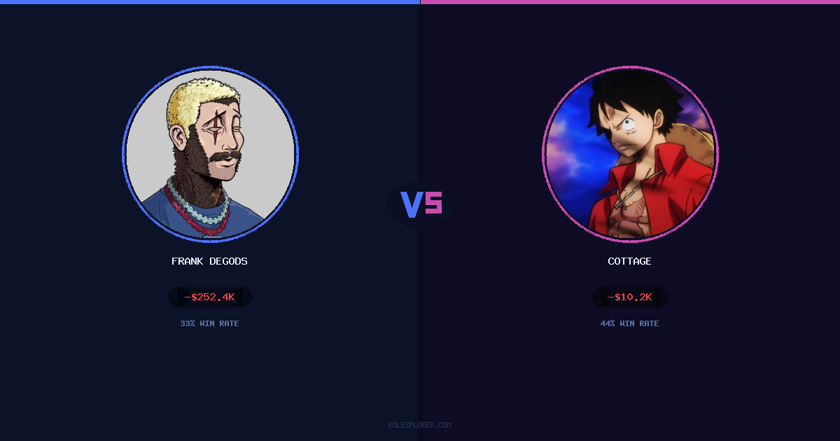 Frank degods vs Cottage preview