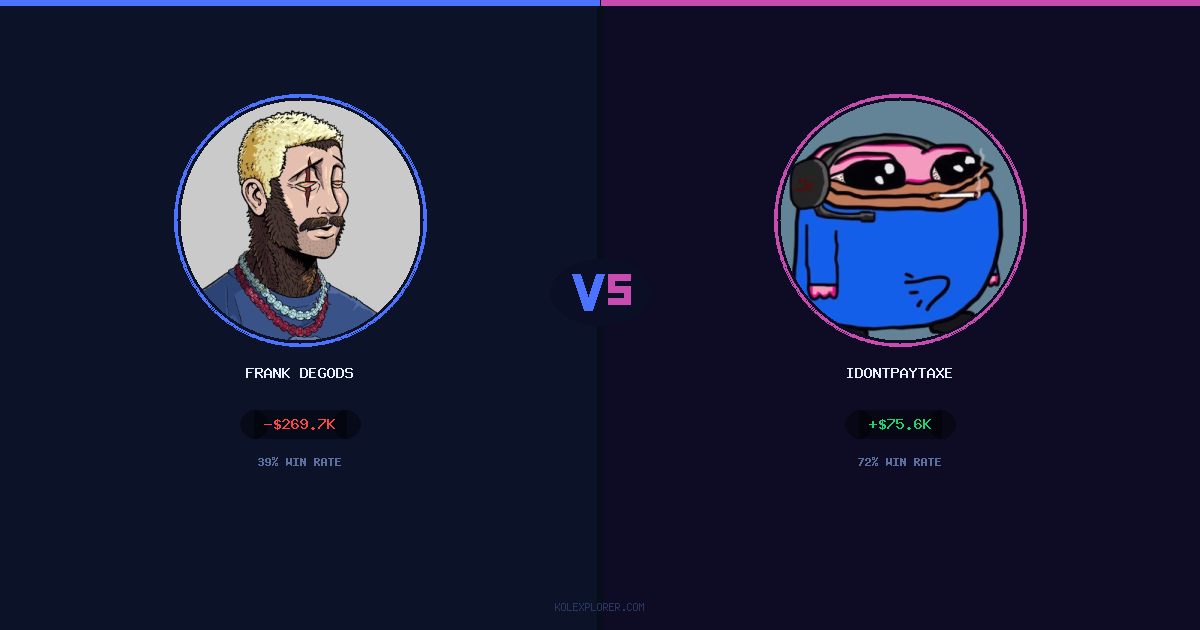 Frank degods vs IdontPayTaxes preview