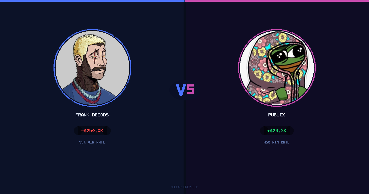 Frank degods vs Publix preview