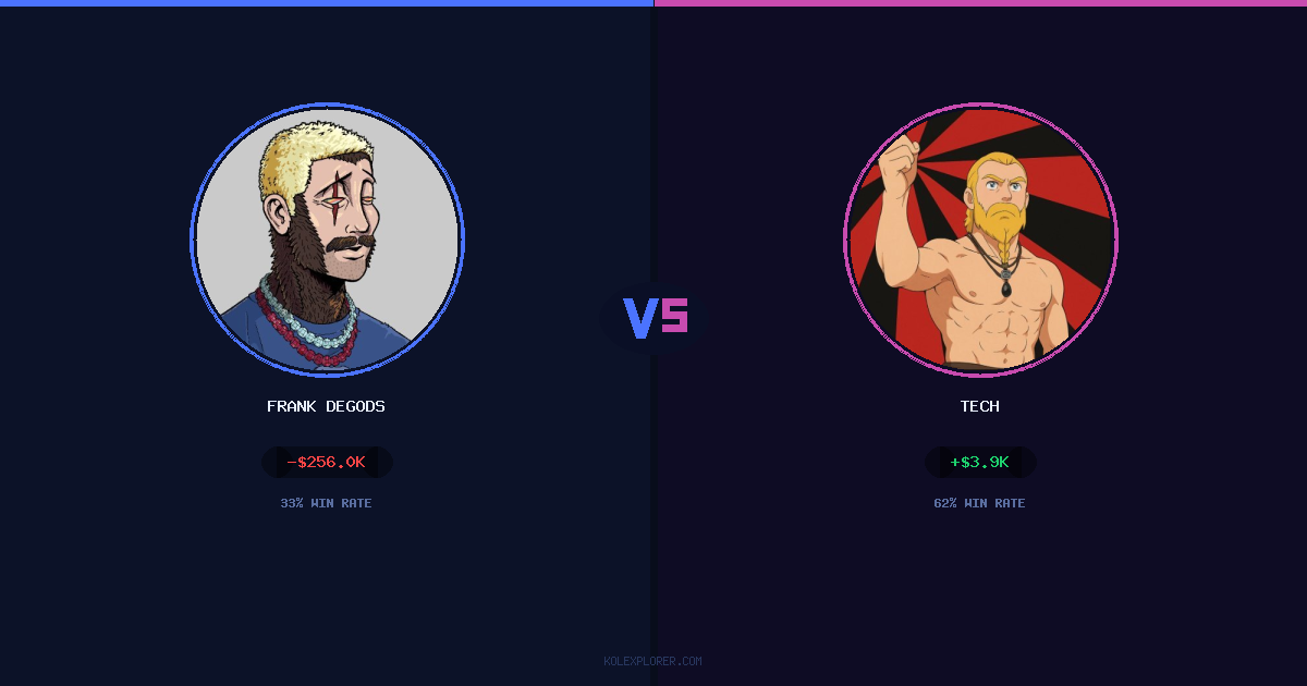 Frank degods vs Tech preview