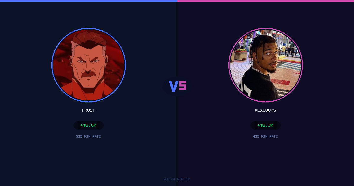 Frost vs AlxCooks preview