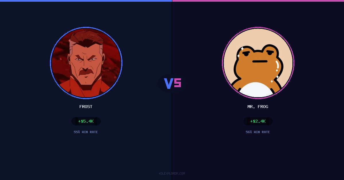 Frost vs Mr. Frog preview