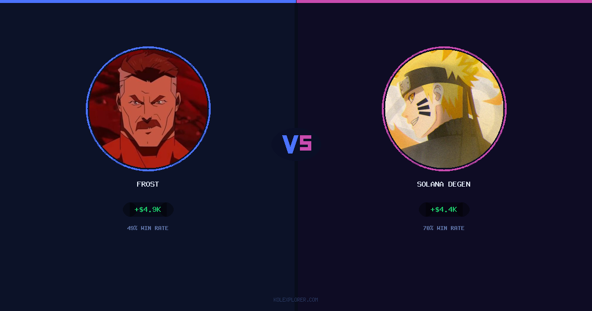Frost vs Solana degen preview