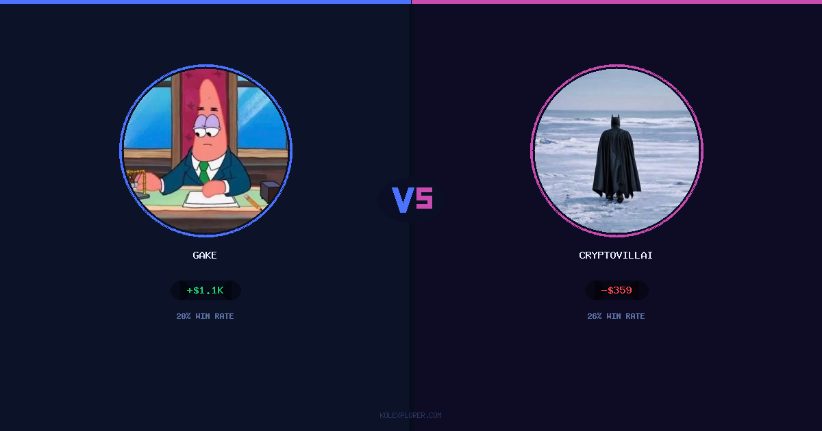 Gake vs Cryptovillain26 preview