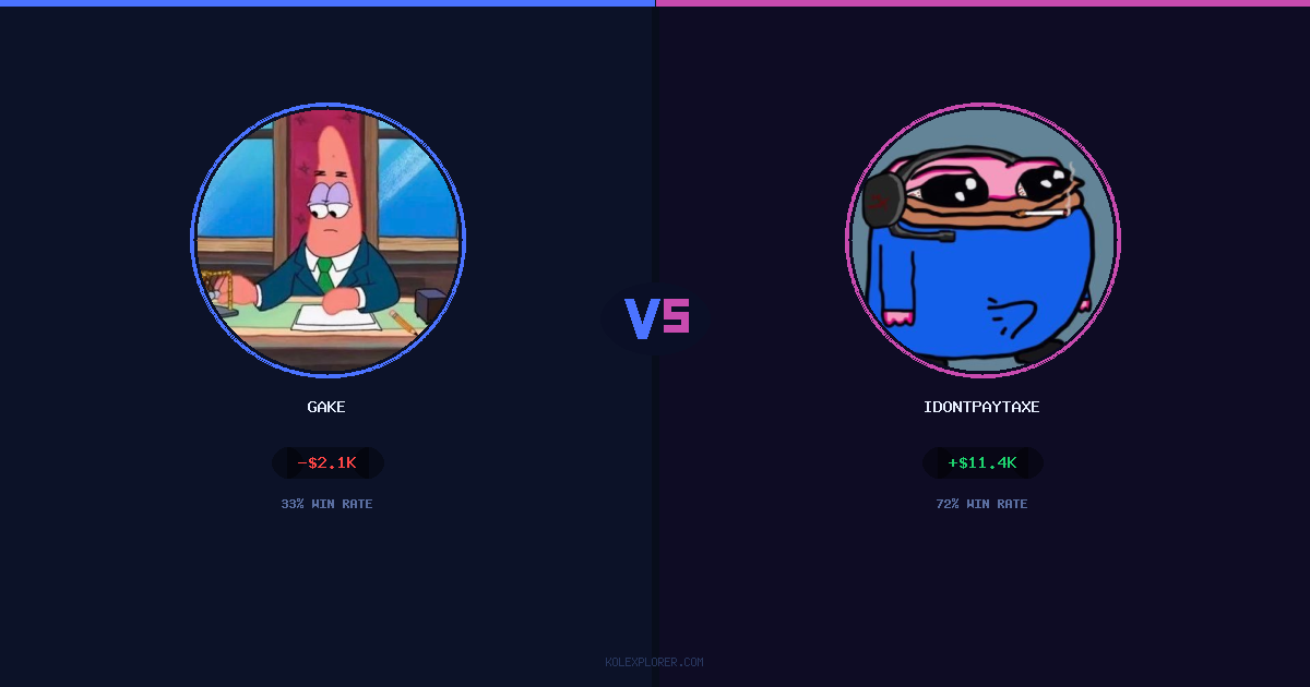 Gake vs IdontPayTaxes preview