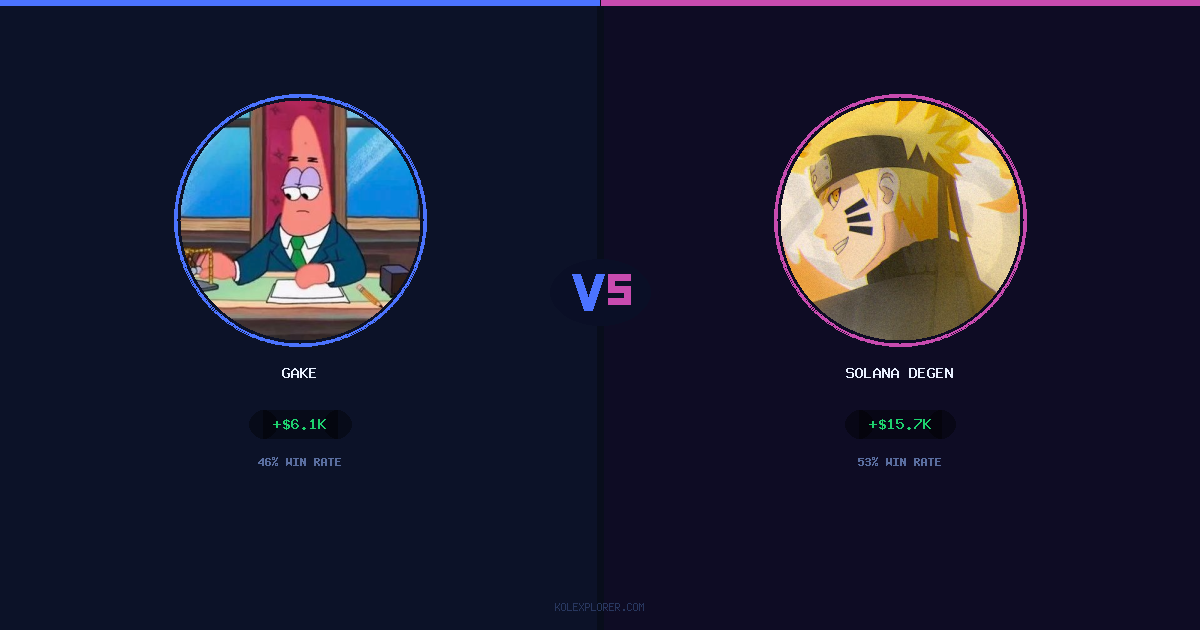 Gake vs Solana degen preview
