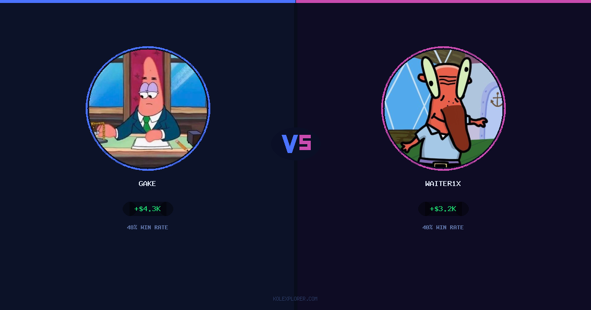 Gake vs Waiter1x preview