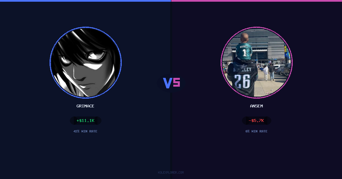 Grimace vs Ansem preview