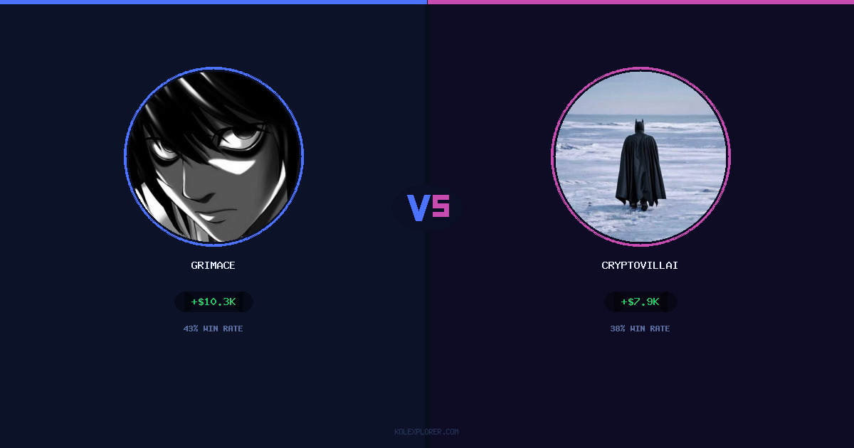 Grimace vs Cryptovillain26 preview