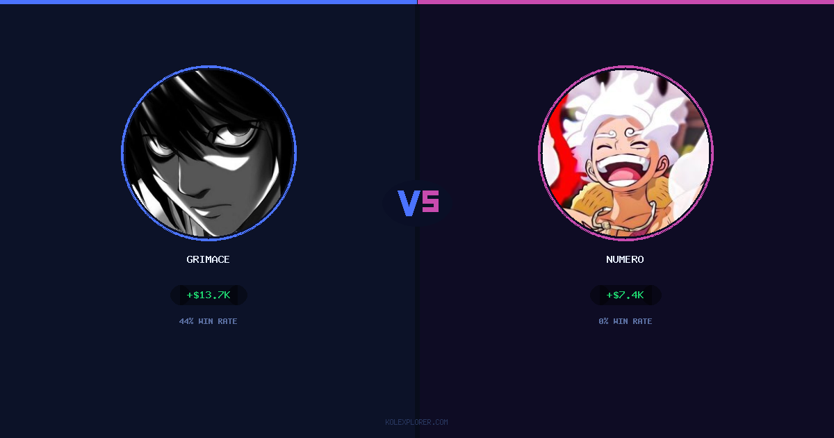 Grimace vs Numero preview