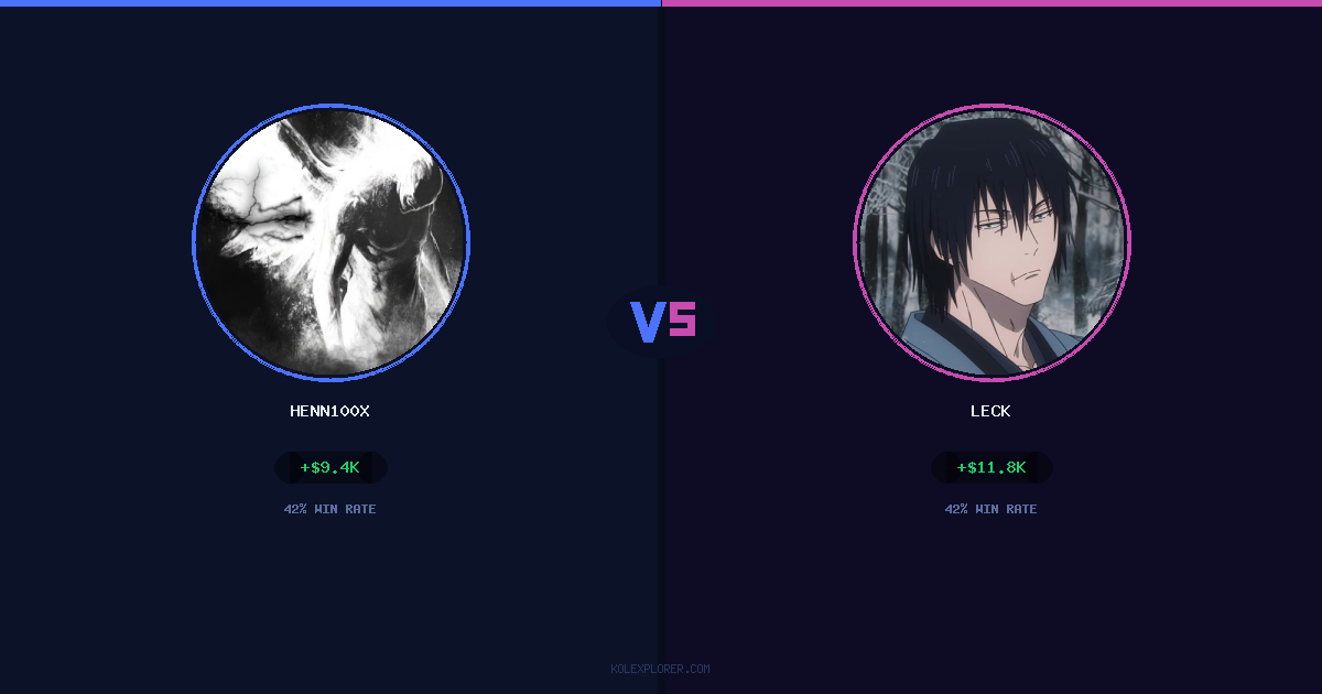 Henn100x vs Leck preview