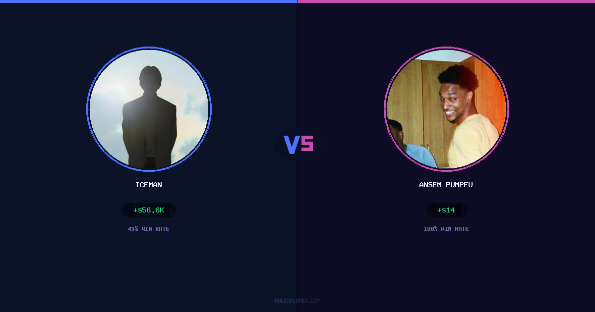 Iceman vs Ansem Pumpfun preview